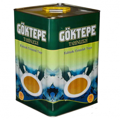 Göktepe Kepekli Bozkır Tahini Teneke 20 Kg Net:19 Kg